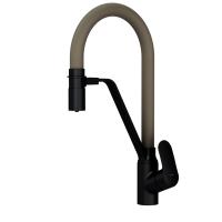 Смеситель для кухни Am.Pm Like F8007826 с подключением к фильтру черный/бежевый