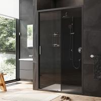 Душевая дверь Am.Pm Gem W90G-120-1-195BG 120 см стекла тонированные прозрачные, профиль черный