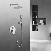 Душевая система со смесителем Vincea Esse VSFW-1E1CH монтаж встраиваемая в стену без термостата хром