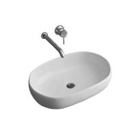 Раковина  овальная Grossman  GR-3015 фаянс цвет белый