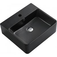 Раковина  прямоугольная Esbano CIRCON-46 ESRNCIRC46MB фаянс цвет черный матовый