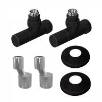 Комплект нижнего подключения Lemark  LM03412RBL черный матовый