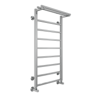 Полотенцесушитель водяной Terminus Контур с полкой П9  50x100 4670078529749 хром