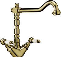 Смеситель для кухни Webert Dorian DO780102065 без подключения к фильтру бронза