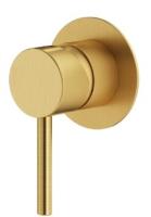 Смеситель для душа на 1 выход Plumberia Selection IXO XO1111OB встраиваемый в стену 
без термостата брашированное золото