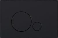 Кнопка смыва BelBagno Sfera BB017-SR-NERO.M цвет черный матовый