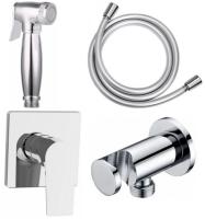 Гигиенический душ Aquanet Static 00257145 встраиваемый в стену хром