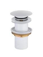 Донный клапан без перелива Allen Brau Priority 5.31024-21 латунь белый матовый