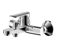 Смеситель для ванны или душа Bravat Louise F6191183CP-01-RUS настенный 
без термостата хром