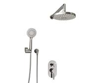 Душевая система со смесителем Wasserkraft  A14129 монтаж встраиваемая в стену без термостата хром