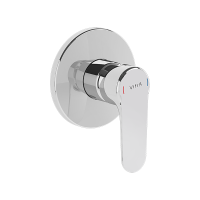 Смеситель для ванны или душа VitrA Root Round A42728EXP настенный 
без термостата хром