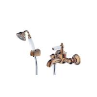 Смеситель для ванны или душа Bravat Art F675109U-B1-RUS настенный 
без термостата бронза