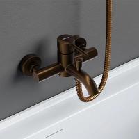 Смеситель для ванны или душа Damixa Scandinavian Pure 361000500 настенный 
без термостата розовое золото матовое