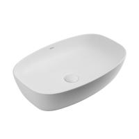 Раковина  прямоугольная Abber Rechteck AC2206MW фаянс цвет белый матовый