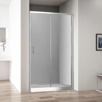 Душевая дверь Aquanet Alfa 168421 140 см стекла прозрачные, профиль хром