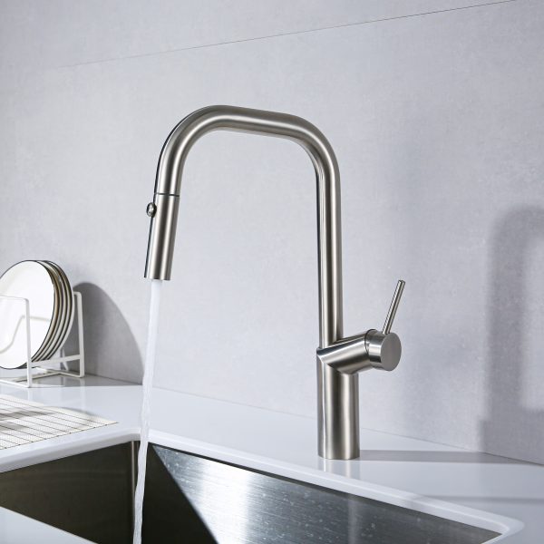 Смеситель для кухни Vincea  VKF-107BN без подключения к фильтру брашированный никель