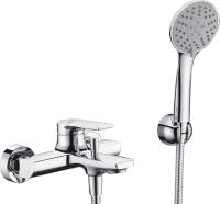 Смеситель для ванны или душа Wasserkraft Lopau 3201 настенный 
без термостата хром