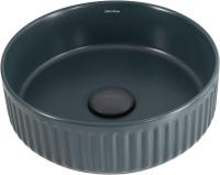 Раковина накладная круглая Allen Brau Fantasy 4.11032.PT керамика цвет зеленый