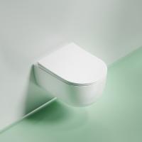 Унитаз подвесной Ceramica Nova Modena CN6063MW Rimless фарфор белый матовый