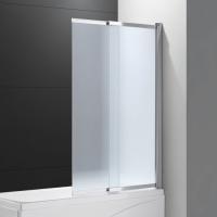 Шторка для ванны распашная раздвижная  Cezares Slider SLIDER-VF-11-100/150-P-Cr 100 см, стекла рифленые, профиль хром