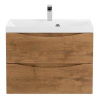 Тумба под раковину подвесная BelBagno Marino MARINO-600-2C-SO-RN-P 60 см  2 ящика цвет Rovere Nature 