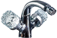 Смеситель для биде Boheme Crystal 276-CRST латунь хрусталь хром