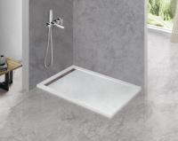 Душевой поддон низкий Cezares Tray TRAY-AS-AH-150/90-30-W прямоугольный литьевой мрамор 150x80 белый матовый