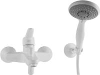 Смеситель для ванны или душа Webert Sax Evolution SE850101740 настенный 
без термостата белый