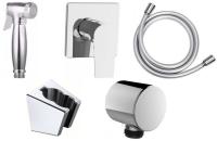 Гигиенический душ Aquanet Static 00257144 встраиваемый в стену хром