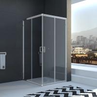 Душевой угол Veconi Rovigo RV11-120-01-C5 квадратный 120x120 стекла прозрачные, профиль хром