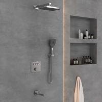 Душевая система со смесителем Vincea  VSFW-4311CH монтаж встраиваемая в стену без термостата хром