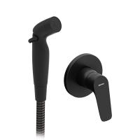 Гигиенический душ Damixa Jupiter 777510300 встраиваемый в стену черный матовый