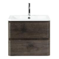 Тумба под раковину подвесная BelBagno Albano ALBANO-600-2C-SO-RNG 600 см  2 ящика цвет Rovere Nature Grigio 
