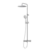 Душевая система со смесителем Cezares Leaf LEAF-CDA-30-L-01 монтаж настенная без термостата хром