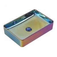 Раковина  прямоугольная Abber Rechteck AC2207Regen фаянс цвет хамелеон