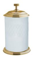 Ведро для мусора Boheme Royal Cristal 10934-G напольное цвет золото