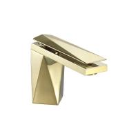 Смеситель для раковины Bravat Diamond F118102G-1-ENG золото