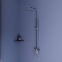 Душевая система со смесителем RGW Shower Panels 59140127-11 монтаж настенная без термостата серый