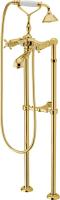 Смеситель для ванны Webert Ottocento OT720801010 напольный 
без термостата золото