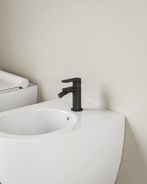 Смеситель для биде Ravak Chrome II X070465 латунь черный матовый