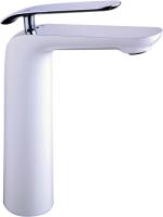 Смеситель для раковины Lemark Melange LM4909CW хром/белый