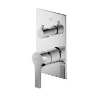 Смеситель для душа Bravat Prolate P69218CP-3-ENG встраиваемый в стену 
без термостата хром