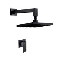 Душевая система со смесителем Webert Pegaso PE890102560 монтаж встраиваемая в стену без термостата черный