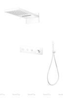 Душевая система со смесителем Boheme Fusion 130-MW монтаж встраиваемая в стену без термостата Matt White