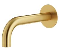 Излив для ванны Plumberia Selection IXO SPT0060OB брашированное золото 