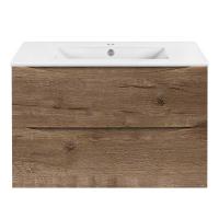 Тумба  подвесная Vincea Mia Slim VMC-2MC800S1VO 80 см  2 ящика цвет V.Oak 