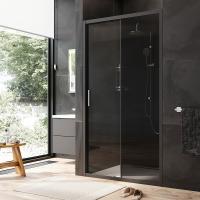 Душевая дверь Am.Pm Gem W90G-110-1-195BG 110 см стекла тонированные прозрачные, профиль черный