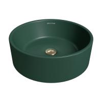 Раковина  круглая Grossman Color GR-3013OLM фаянс цвет светло-зеленый матовый
