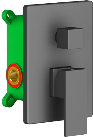 Душевая система со смесителем Timo Selene SX-2069/03SM монтаж встраиваемая в стену без термостата черный