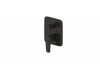 Смеситель для душа Bravat Source PB8173218BW-3-ENG встраиваемый в стену 
без термостата черный